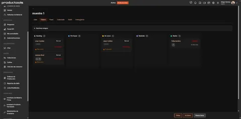 Tablero Kanban de proyectos